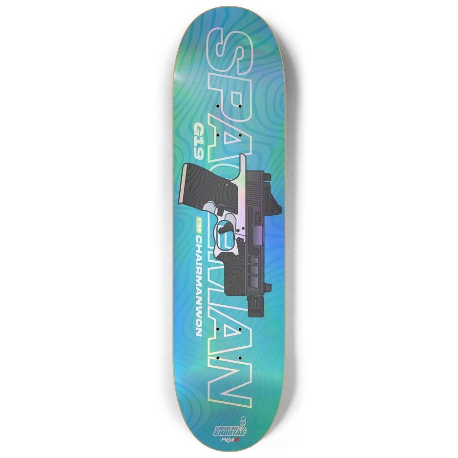 Holographic Spaceman G19 Skateboard