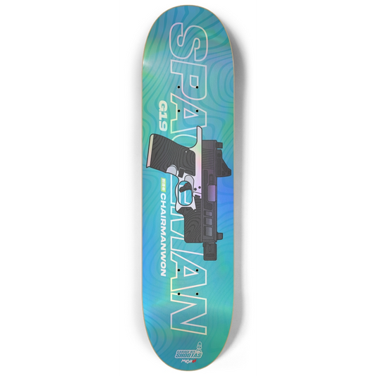 Holographic Spaceman G19 Skateboard
