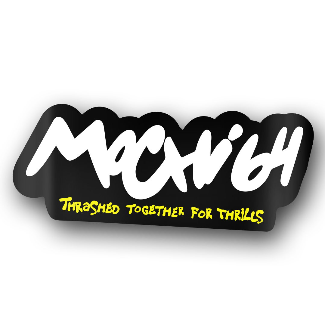 Mochi 64 logo sticker